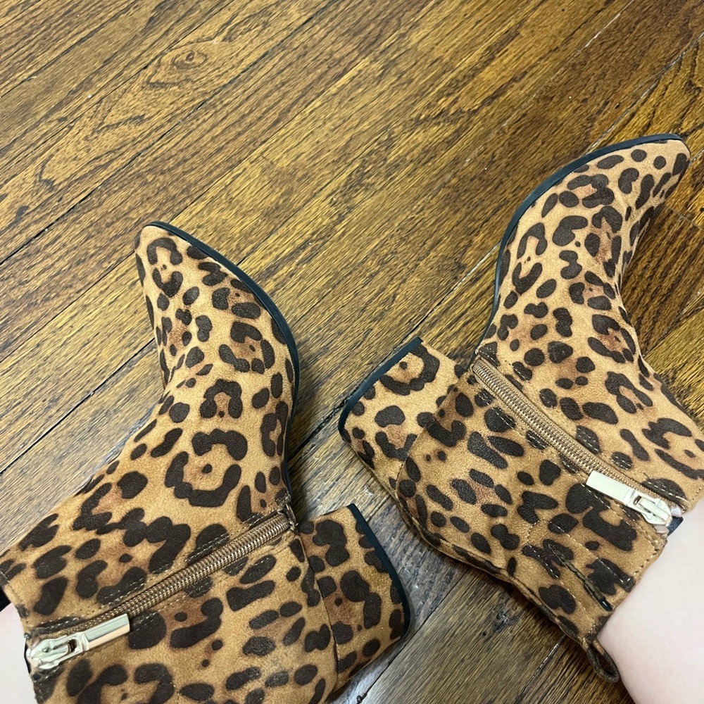 A New Day Leopard print booties